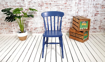 Slat Back Dining Chairs Farmhouse Style Painted Any Farrow and Ball Colour!