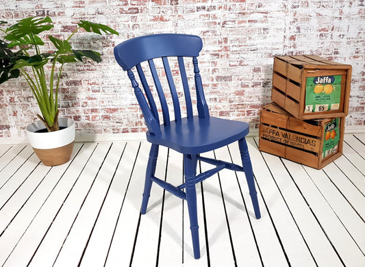 Slat Back Dining Chairs Farmhouse Style Painted Any Farrow and Ball Colour!