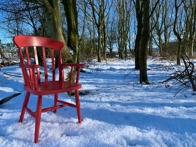 Pair of Slat Back Carver Chairs Painted Any Farrow & Ball Colour!